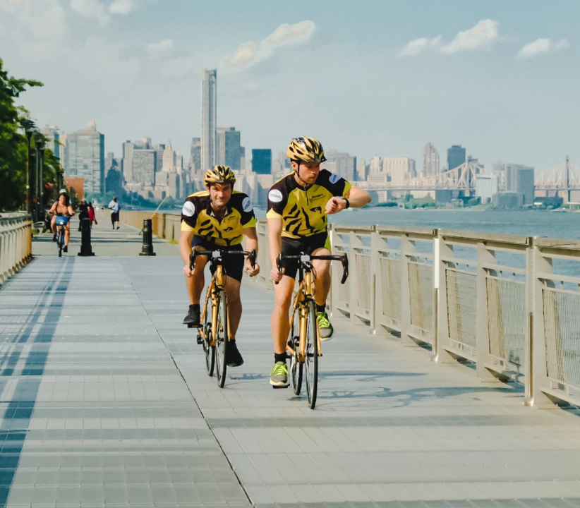 La folie du cyclisme flamand atteint New York avec un flash mob spectaculaire