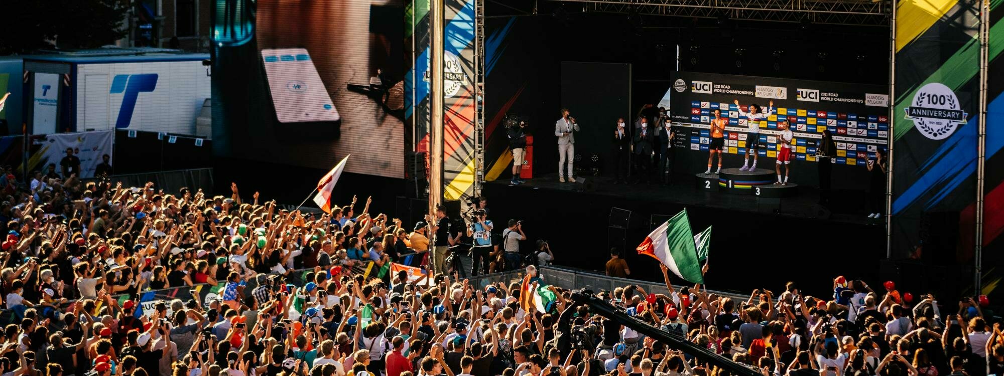 Troisième médaille d’or pour l'Italie dans ces Mondiaux après la victoire d'Elisa Balsamo